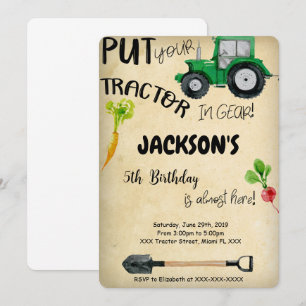 Invitación de Tractor