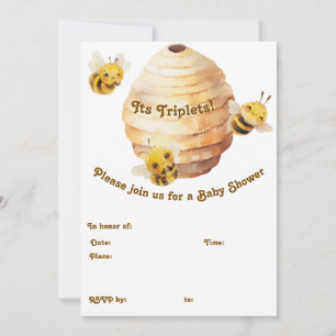 Invitación de Tres Abejas