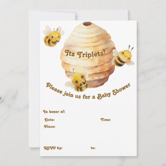 Invitación de Tres Abejas
