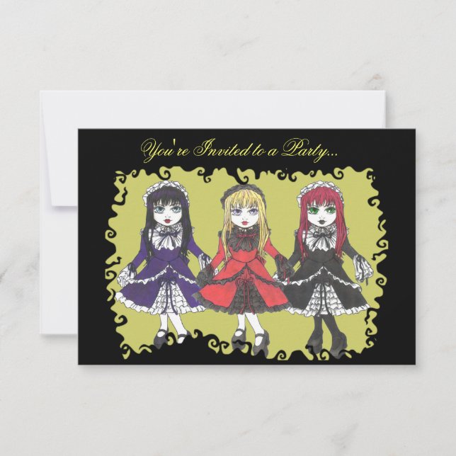 Invitación de tres hermanas (Anverso)