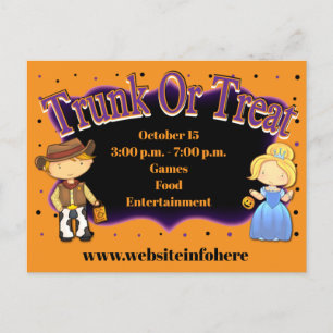 Invitación de tronco o trato a escuela de iglesia 