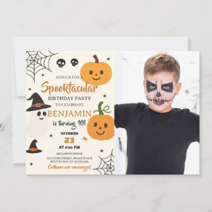 Invitación de truco o tratamiento de Fiesta de dis