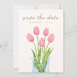 Invitación de TULIP para guardar la fecha / Floral