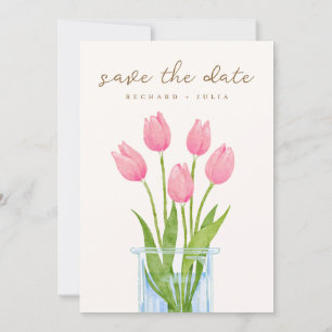 Invitación de TULIP para guardar la fecha / Floral