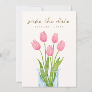 Invitación de TULIP para guardar la fecha / Floral