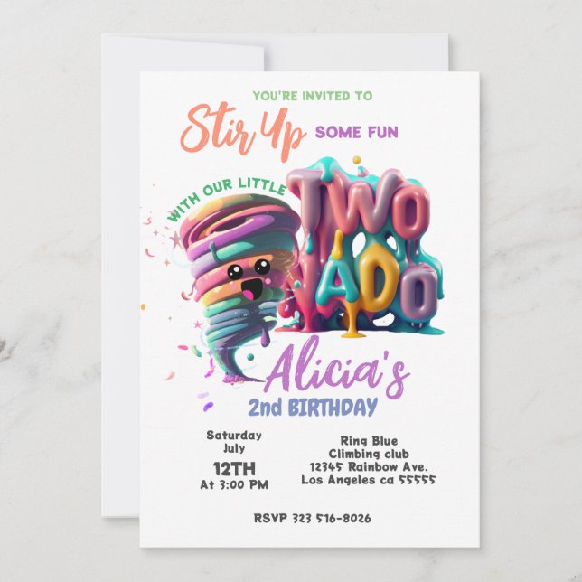 invitación de twonado (Anverso)