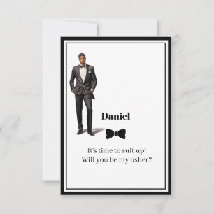 Invitación de ujier de boda