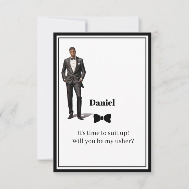 Invitación de ujier de boda (Anverso)