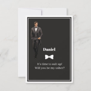 Invitación de ujier de boda