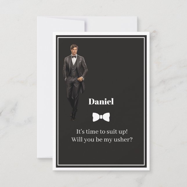 Invitación de ujier de boda (Anverso)