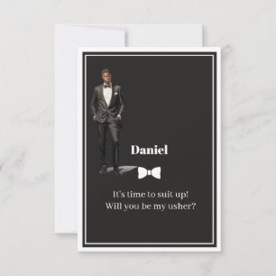 Invitación de ujier de boda