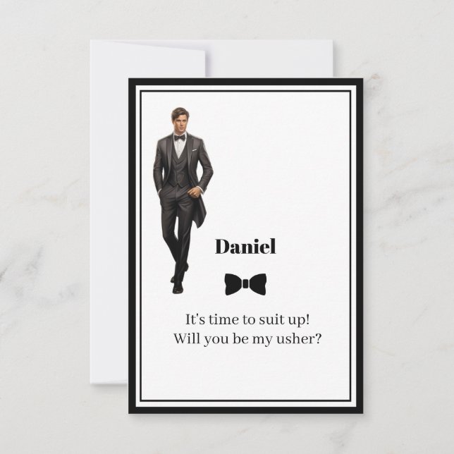 Invitación de ujier de boda (Anverso)
