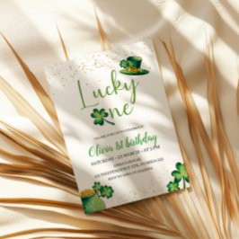 Invitación de un cumpleaños de St. Patricks