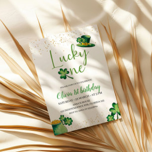 Invitación de un cumpleaños de St. Patricks