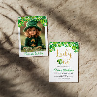 Invitación de un cumpleaños de St. Patricks