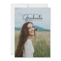 Invitación de un Fiesta graduado simple y elegante