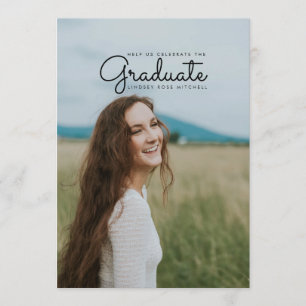 Invitación de un Fiesta graduado simple y elegante