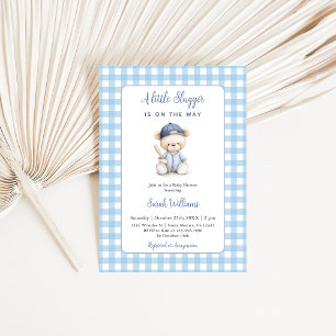 Invitación de un niño de Baby Shower con un pequeñ