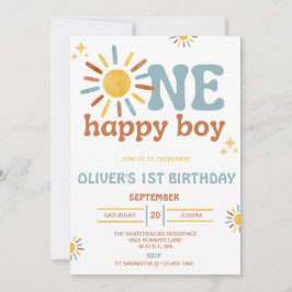 Invitación de un niño feliz