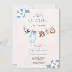 Invitación de un niño pequeño en Baby Shower