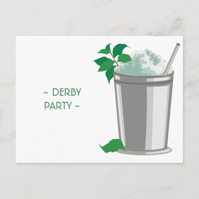 INVITACIÓN DE UN PARTIDO DE JULEP DERBY MINT (Anverso)