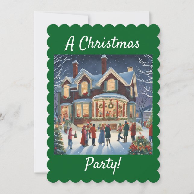 Invitación de un partido Navidad (Anverso)