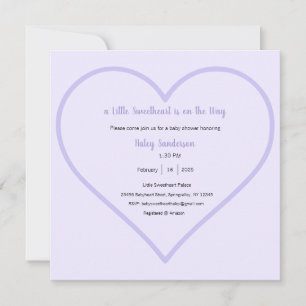 Invitación de Un Pequeño Querido en Camino
