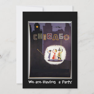 Invitación de una fiesta privada de Chicago