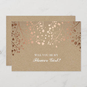 Invitación de una niña Boda de aliento de un bebé 