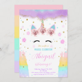 Invitación de Unicornio