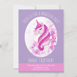 Invitación de Unicornio