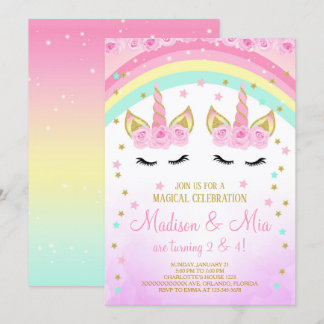 Invitación de Unicornio, Invitación de Unicornios 