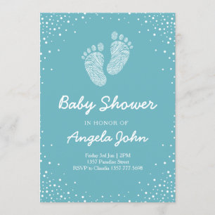 Invitación de unisex para ducha de bebé