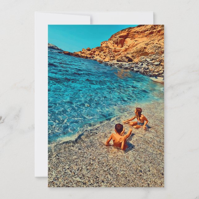 Invitación de vacaciones (Anverso)