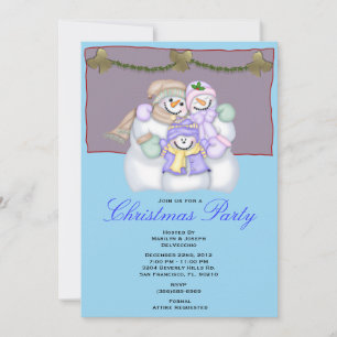 Invitación de vacaciones a Fiesta Navidades de Sno