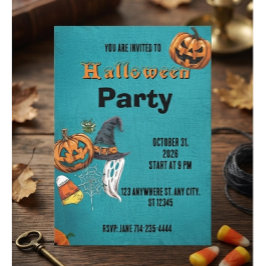 Invitación de vacaciones de Halloween Invitación d