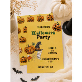 Invitación de vacaciones de Halloween Invitación d