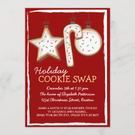 Invitación de vacaciones de intercambio de cookies