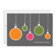 Invitación de vacaciones modernas - gris oscuro