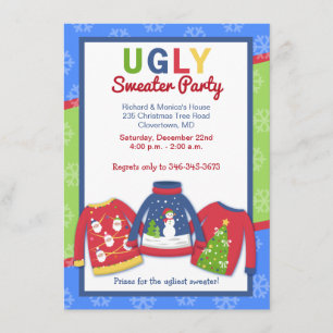 Invitación de vacaciones personalizadas del Fiesta