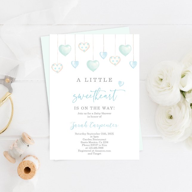 Invitación de Valentines Baby Shower Boy (Subido por el creador)