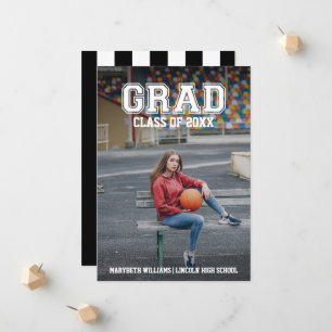 Invitación de variación de graduación de fotografí
