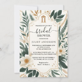 Invitación De verdad involucrar a la ducha de novias del trib