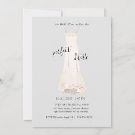 Invitación de Vestido de Boda