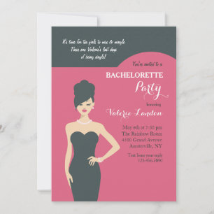 Invitación de Vestido Negro Pequeño