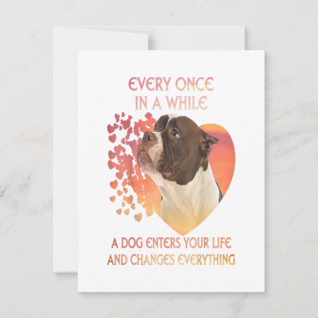 Invitación De Vez En Cuando Un Perro Entra En Tu Vida (Anverso)