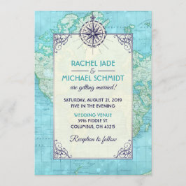 Invitación de viaje de Boda de la Marina