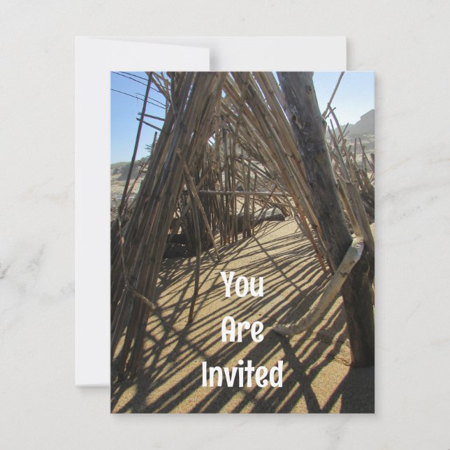 Invitación de viaje de vacaciones en playa de Reun