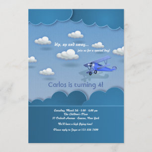 Invitación de viajero alto