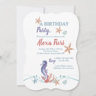 Invitación de vida marina